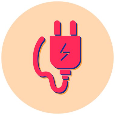 Fiş. Web simgesi basit illüstrasyon