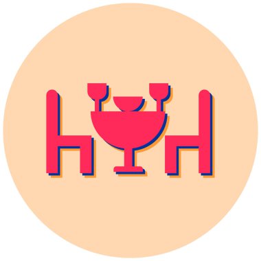 Şarap bardakları. Basit tasarım