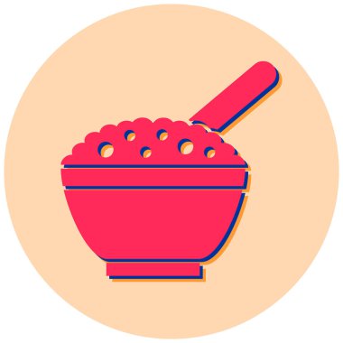 Kase. Web simgesi basit illüstrasyon