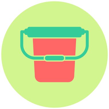 Kova simgesi. Basit tasarım