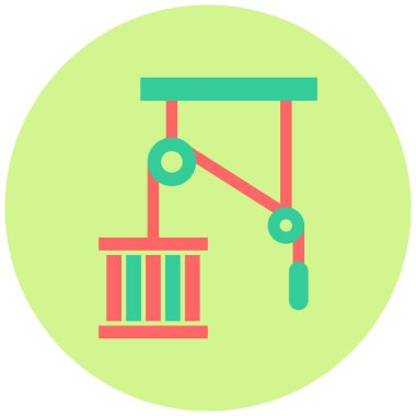 Makara. Web simgesi basit illüstrasyon