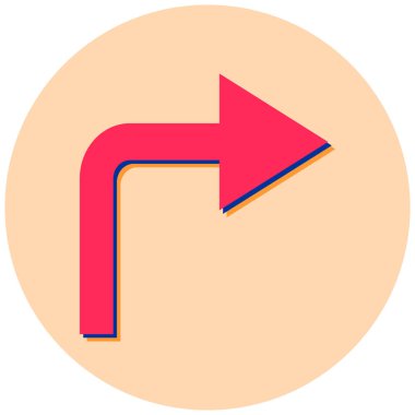 ok simgesi vektör illüstrasyonu