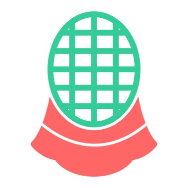 Bir waffle simgesinin vektör çizimi