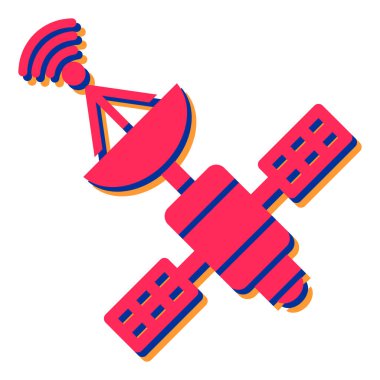 uydu anten simgesi. vektör illüstrasyonu