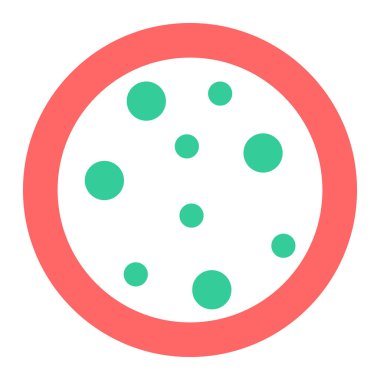 pizza. Web simgesi basit tasarım