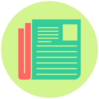 Belge. Web simgesi basit illüstrasyon