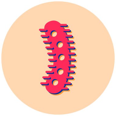 Dikiş. Web simgesi basit illüstrasyon