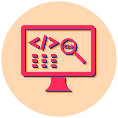 seo modern simgesinin vektör illüstrasyonu