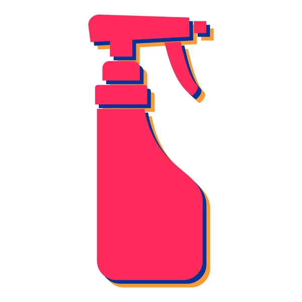 Cleaning Spray Bottle Icon Simple Illustration Liquid Brush Vector Icons — 스톡 벡터