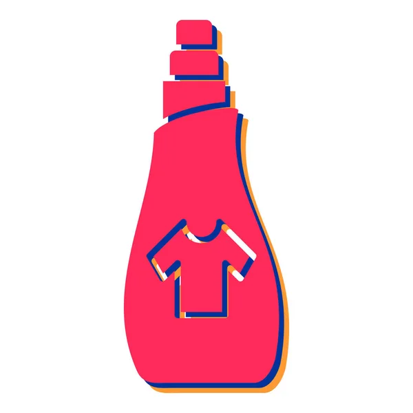 Laundry Detergent Icon Flat Illustration Cleaning Cleaner Vector Icons Web — ストックベクタ