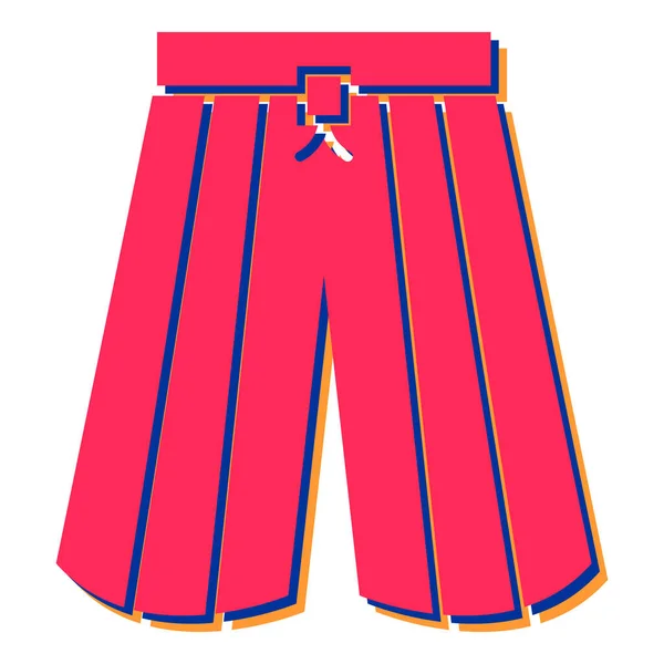 Icono Pantalones Cortos Ilustración Vectorial — Vector de stock