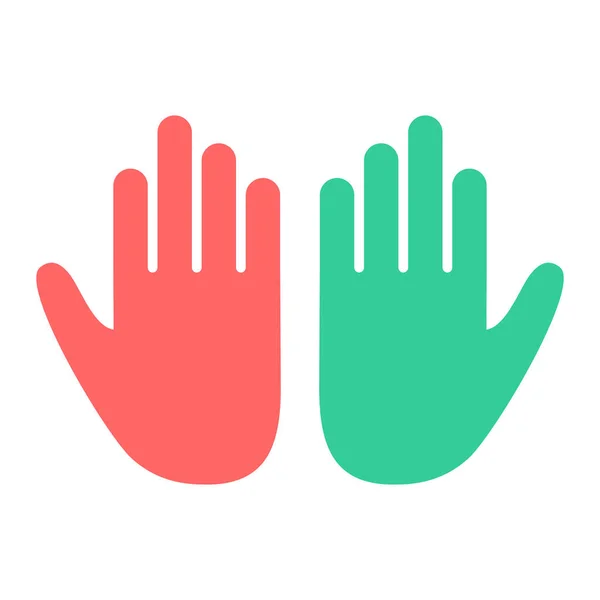 Hand Pictogram Vector Illustratie — Stockvector