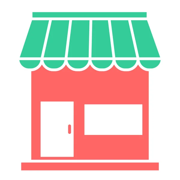 Tienda Icono Web Vector Ilustración — Vector de stock