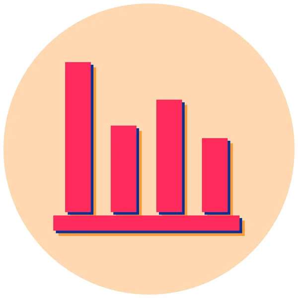 Balkendiagramm Einfache Illustration — Stockvektor