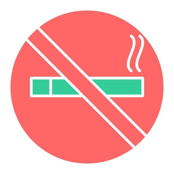 Εικονογράφηση Διανύσματος Εικονιδίου Καπνίσματος — Διανυσματικό Αρχείο