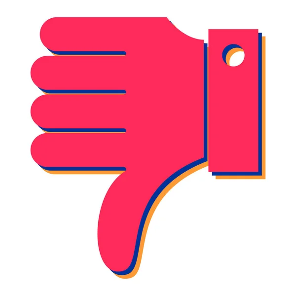 Hand Thumb Icon Vector Illustration Design — Stock Vector