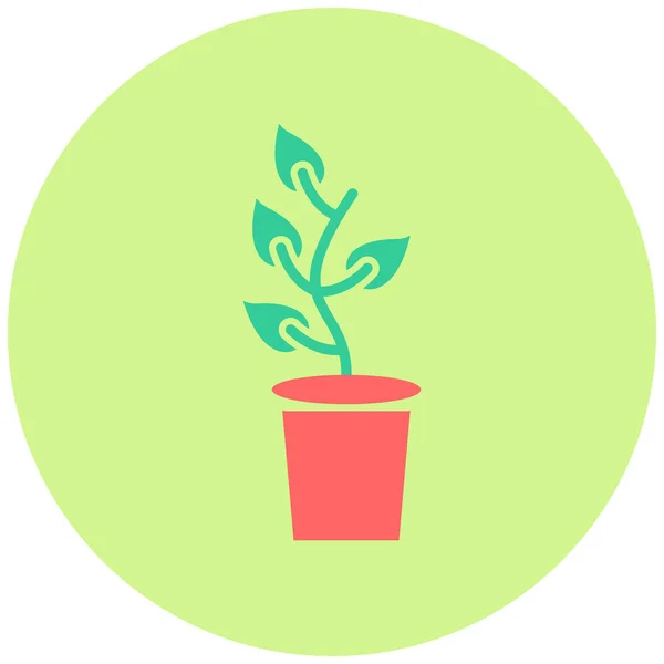 Rostoucí Rostliny Webová Ikona Jednoduchá Ilustrace — Stockový vektor