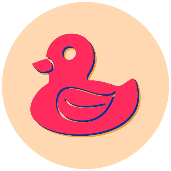 Duck Vector Icon Modern Simple Illustration — Διανυσματικό Αρχείο