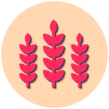 Buğday. Web simgesi basit illüstrasyon