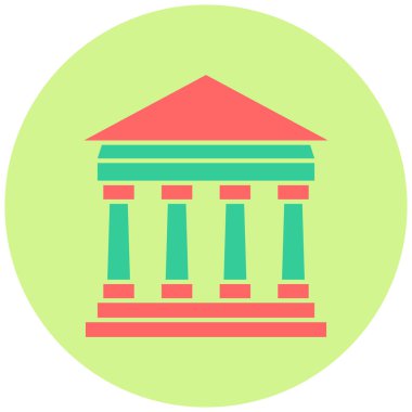 Parthenon binası. Basit tasarım