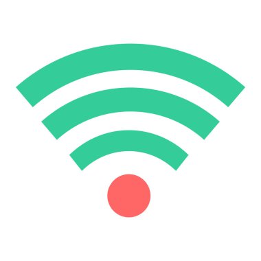 wifi simgesi vektör illüstrasyonu
