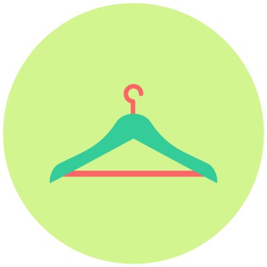 Askı. Web simgesi basit illüstrasyon