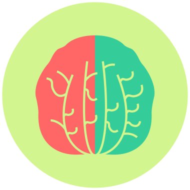 Radicchio simgesinin vektör illüstrasyonu