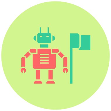 Devrim. Web simgesi basit illüstrasyon