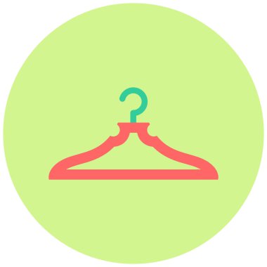 Askı. Web simgesi basit illüstrasyon