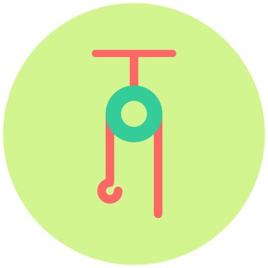 Makara. Web simgesi basit tasarım