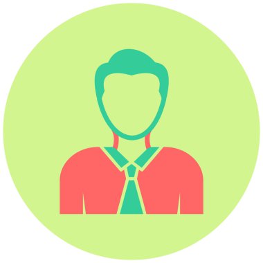 Ziyaretçi var. Web simgesi basit illüstrasyon