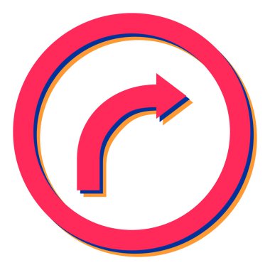 ok simgesi vektör illüstrasyonu