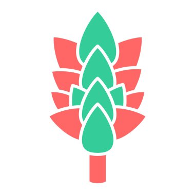 Güzel bir nilüfer çiçeğinin vektör çizimi