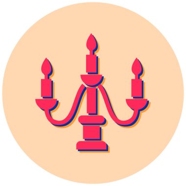 Mumlar. Web simgesi basit tasarım