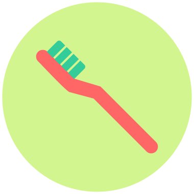 Diş fırçası. Web simgesi basit illüstrasyon 