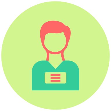 Şüpheli. Web simgesi basit illüstrasyon