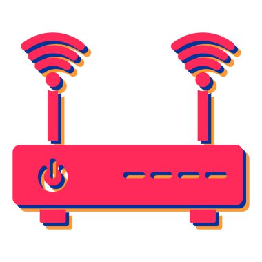 yönlendirici vektör düz renk simgesi