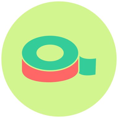 Teyp. Web simgesi basit illüstrasyon