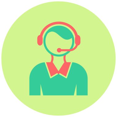 Müşteri servisi. Web simgesi