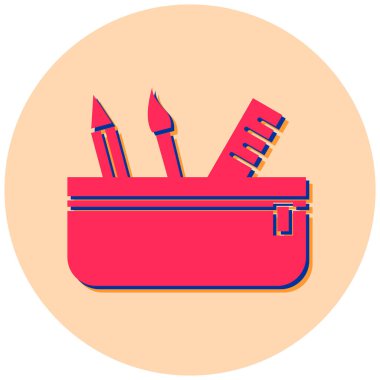 Kalem. Web simgesi basit tasarım