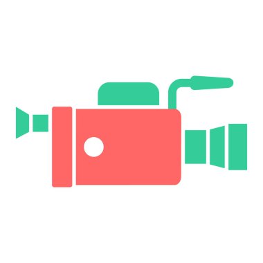 Beyaz arkaplanda kamera simgesi