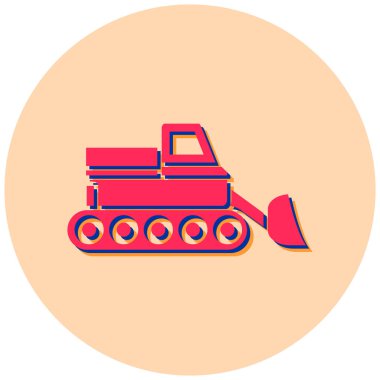 tank vektör simgesi modern illüstrasyon