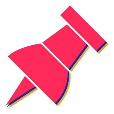 Modern ofis simgesinin vektör illüstrasyonu