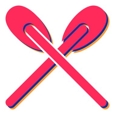 Kırmızı ve beyaz çizgili lolipopun vektör çizimi