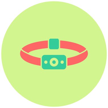 Baş lambası. Web simgesi basit illüstrasyon