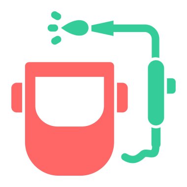 Kaynakçı. Web simgesi basit illüstrasyon