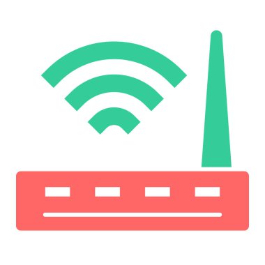 Wi-fi yönlendirici. Basit resimleme