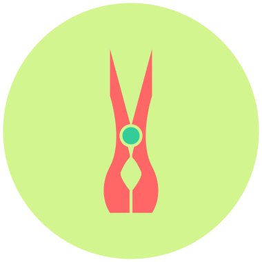 makas simgesi vektör illüstrasyonu