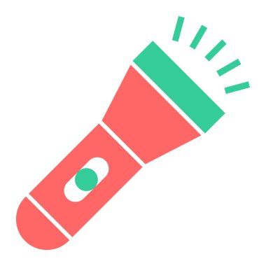 el feneri. Web simgesi basit illüstrasyon