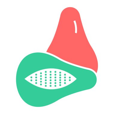 Çizgi film simgesinin vektör çizimi